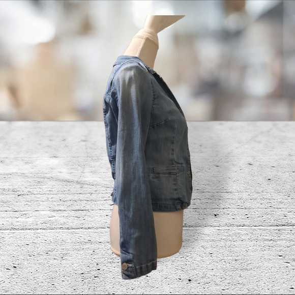 Divided by H&M denim blazer/jacket size 6 - Picture 4 of 11
